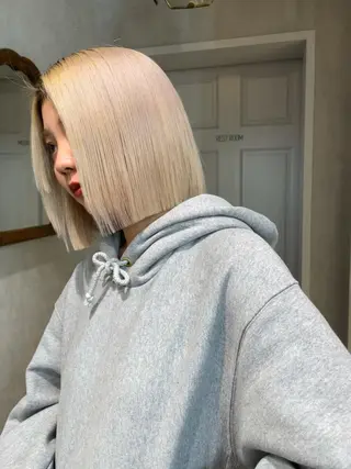 ミディアム ナチュラル透明感🌱 小山美樹子のヘアスタイル