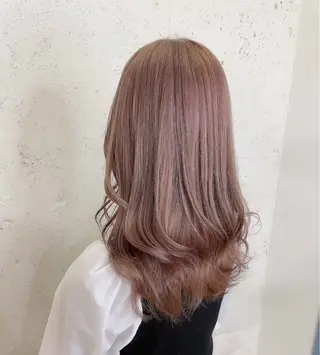 ミディアム カラー 透明感カラー🎀 ／レイヤー／マツエクのヘアスタイル