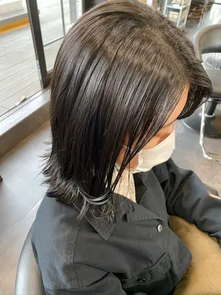 ミディアム LUCIE 吉祥寺所属・✨顔周り✂️レイヤー /艶カラー得意🌈将のヘアスタイル