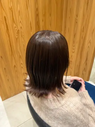 ミディアム カラー 馬場 寛之のヘアスタイル