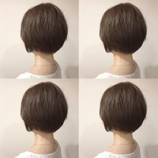 ショート カラー レイヤーカット匠 イソザキノリユキのヘアスタイル