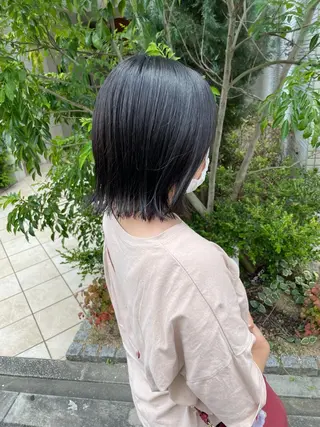 ミディアム 亀川蓮 Agu hairのヘアスタイル