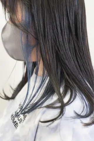 セミロング カラー 千葉 慎也のヘアスタイル