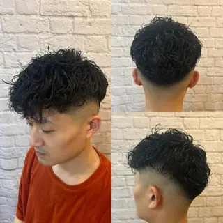 ミディアム 上町理髪店所属・Syunta Sato/佐藤駿太のヘアスタイル