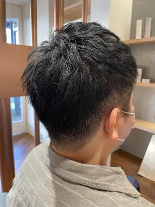 ショート メンズ 村田 淳のヘアスタイル