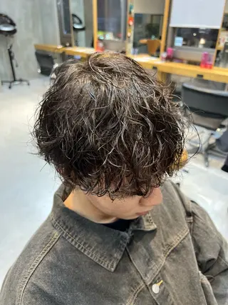 パーマ メンズ しずく🤍🧸 / fifthパーマのヘアスタイル