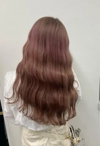 ロング カラー メイク/ケアカラー 🐬HIKARU🐬のヘアスタイル