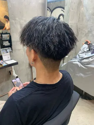 パーマ メンズ ⚡️メンズパーマ特化 mens支持◎/忠地のヘアスタイル