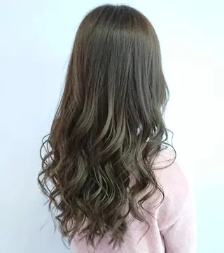 ロング カラー ヘアアレンジ 小林 伸行のヘアスタイル