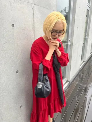 ショート 似合わせカットカラー 👩MINAのヘアスタイル