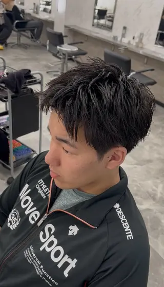 ショート メンズ HOMME    BLANCHE所属・Seira 札幌メンズサロンのヘアスタイル