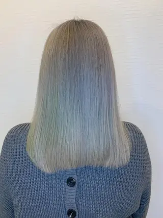 ミディアム カラー カラー#ブリーチ⭐️ STAR☆RIVERのヘアスタイル