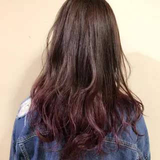 カラー AOI✩⡱ y2kネイルのネイルデザイン