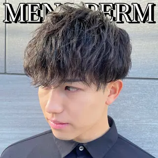 ショート パーマ メンズ メンズ専門美容師✂︎ 大庭勝己のヘアスタイル