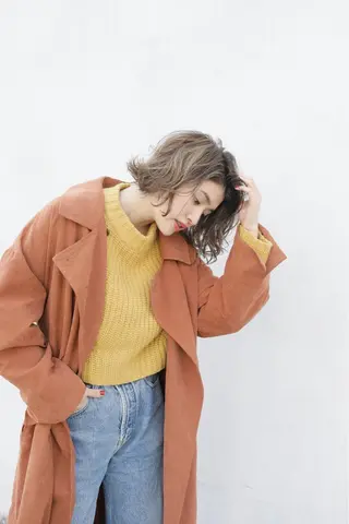 ショート カラー メンズ特化 パーマ/オザワのヘアスタイル