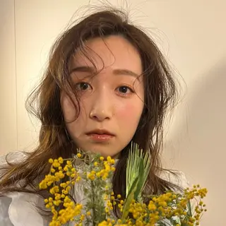 ロング カラー mEg hair creation 新川崎所属・カラー/塚原里沙 川崎のヘアスタイル