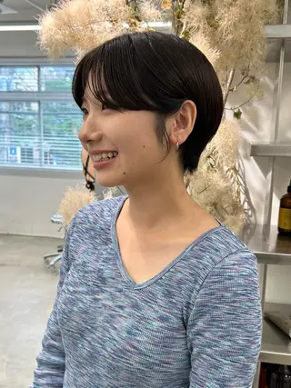 ショート SISTER MOHAWK所属・似合わせ小顔ショート 楢岡恵のヘアスタイル