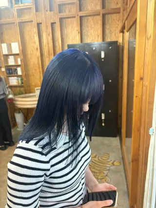 カラー まろみ暖色×ボブ ×chia🕯のヘアスタイル