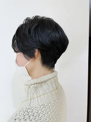 ショート newline銀座所属・👑銀座ショート/ 絶壁補正/金子涼👑のヘアスタイル