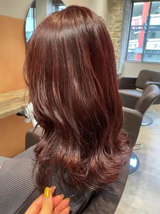 セミロング カラー 💐パーソナルカラー /市橋加菜💐のヘアスタイル