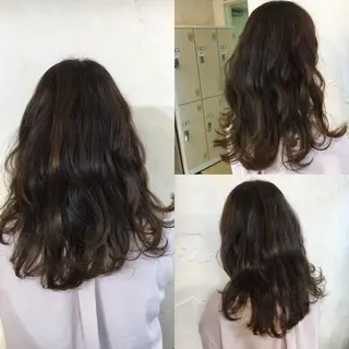 ロング 角床直哉 カラーカットNO 1のヘアスタイル