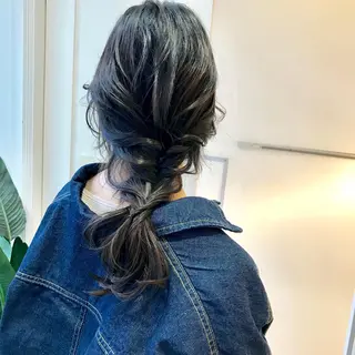 セミロング カラー HARUNA🤍 大人ショートヘアのヘアスタイル