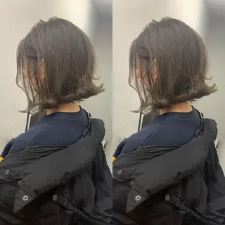 ミディアム 💗レイヤーショート ボブ艶髪/竜也💗のヘアスタイル
