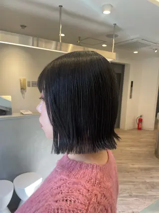 ミディアム ♡似合わせハイトーン ♡maiのヘアスタイル