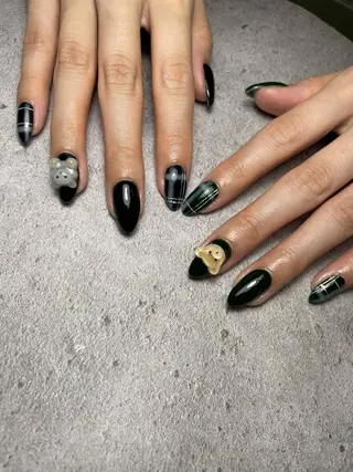 ミディアム ネイル nail salon BELLUNA所属・BELLUNA Mizuki❤︎のネイルデザイン