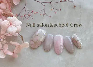 ネイル 認定講師/歴20年 パラジェル Growのネイルデザイン