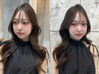 ロング レイヤーカット 新宿🤍Maiのヘアスタイル