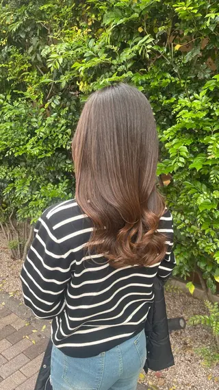 ロング 中野 百乃華のヘアスタイル