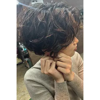 ショート パーマ hair design girl所属・［girl］ MIKIのヘアスタイル