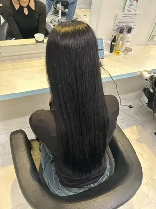 ロング 韓国うる艶ベージュ 🤎まなかのヘアスタイル