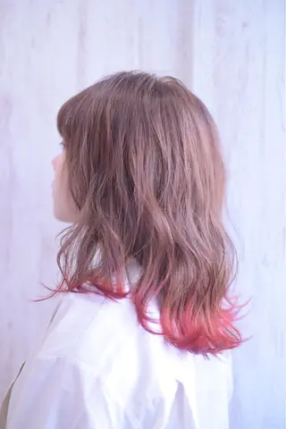 ミディアム GATE.所属・GATE. staffのヘアスタイル