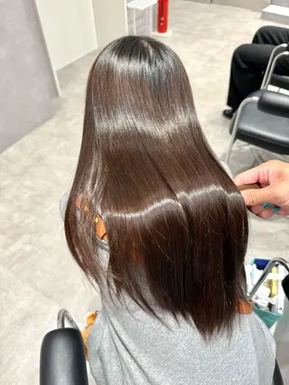 ロング カラー パーマ ヘアアレンジ salowin新宿East3階所属・艶美髪/髪質改善 /縮毛矯正/木元渓太のヘアスタイル