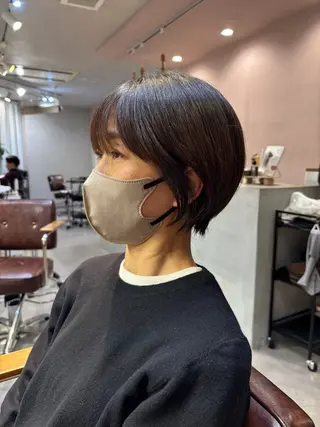 ショート 山村 野々羽のヘアスタイル