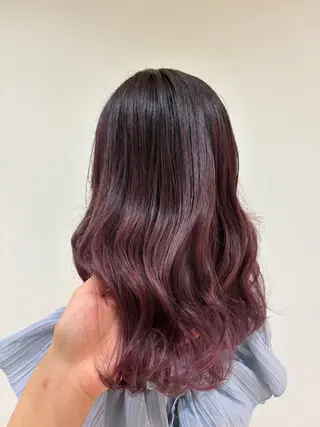 ミディアム カラー ピンクカラーアレンジ 🩷AYANA🩷のヘアスタイル