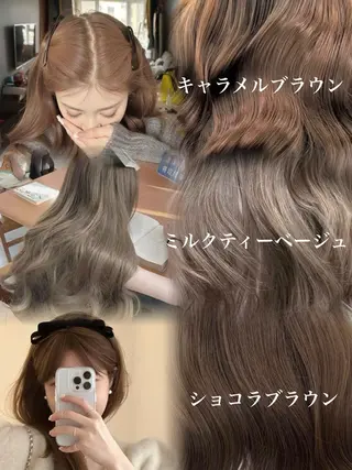 カラー 韓国トレンド🇰🇷 レイヤー♡シアターのヘアスタイル