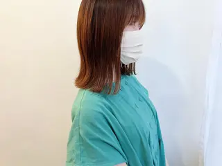 ミディアム タカハシ ハヤトのヘアスタイル