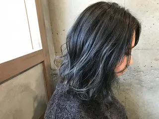 ミディアム カラー 竹嶌 健吾のヘアスタイル