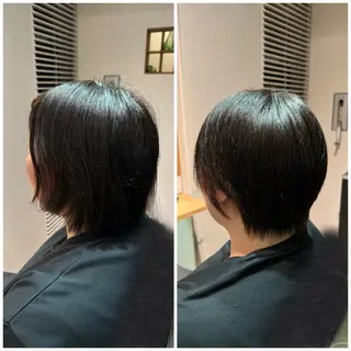 ショート ツキダテ ユイのヘアスタイル