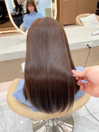 ロング ブリーチなし/ 透明感カラー/松沢のヘアスタイル
