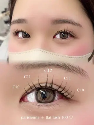 マツエク・マツパ natsumi / 梅田束感まつげ🎀のマツエク・マツパデザイン