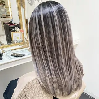 セミロング カラー 大宮/バレイヤージュ 髪質改善/澤田隆誠のヘアスタイル