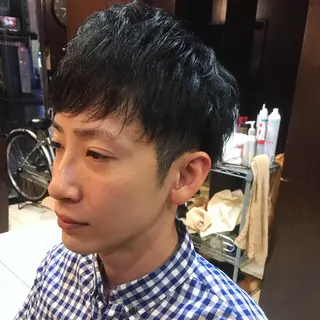 ショート 佐々木 宥人のヘアスタイル