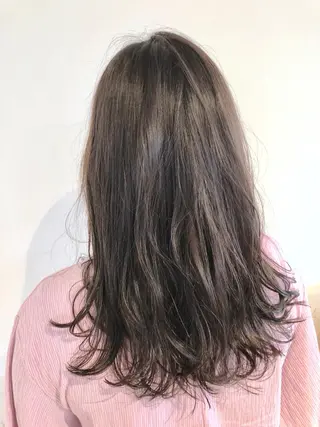 セミロング カラー パーマ ヘアアレンジ 【ツヤ髪美容師】 ツダケイスケのヘアスタイル