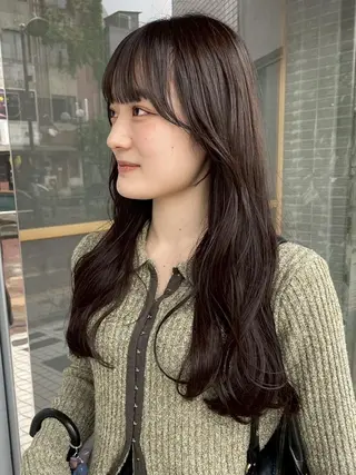 カラー ロング 韓国/ボブ/まつパ 🩰aikaのヘアスタイル