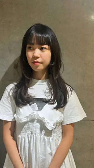 セミロング カラー 南堀江🌿パーマ Tetsu【テツ】のヘアスタイル