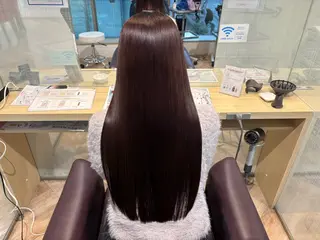 ロング 久光天海/艶カラー /髪質改善ストレートのヘアスタイル